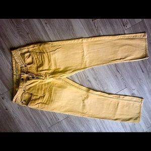 Vintage Light Yellow Jeans
